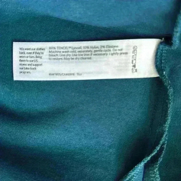 Eileen Fisher size XL oversized top beautiful Teal color - Picture 7 of 7